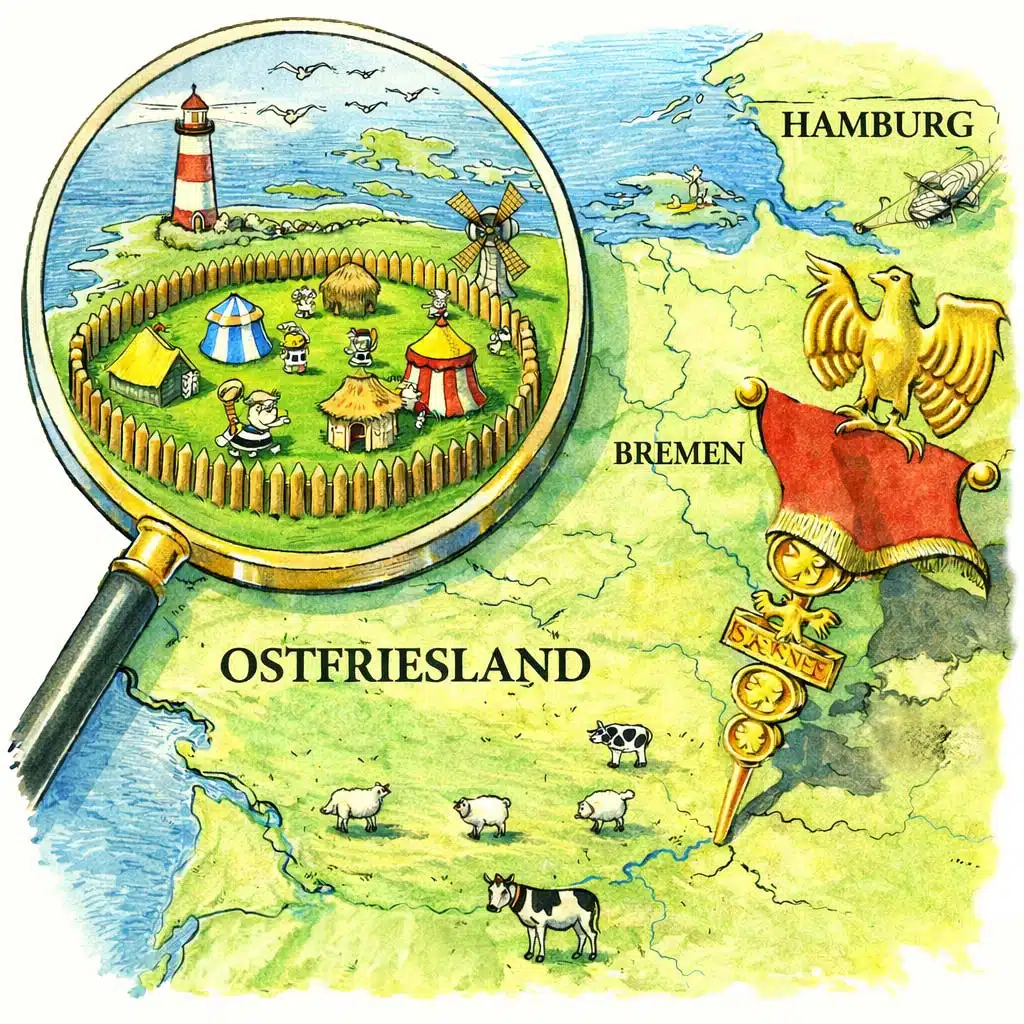 Das gallische Dorf Ostfriesland und seine Ostfriesenwitze Das gallische Dorf Ostfriesland und seine Ostfriesenwitze