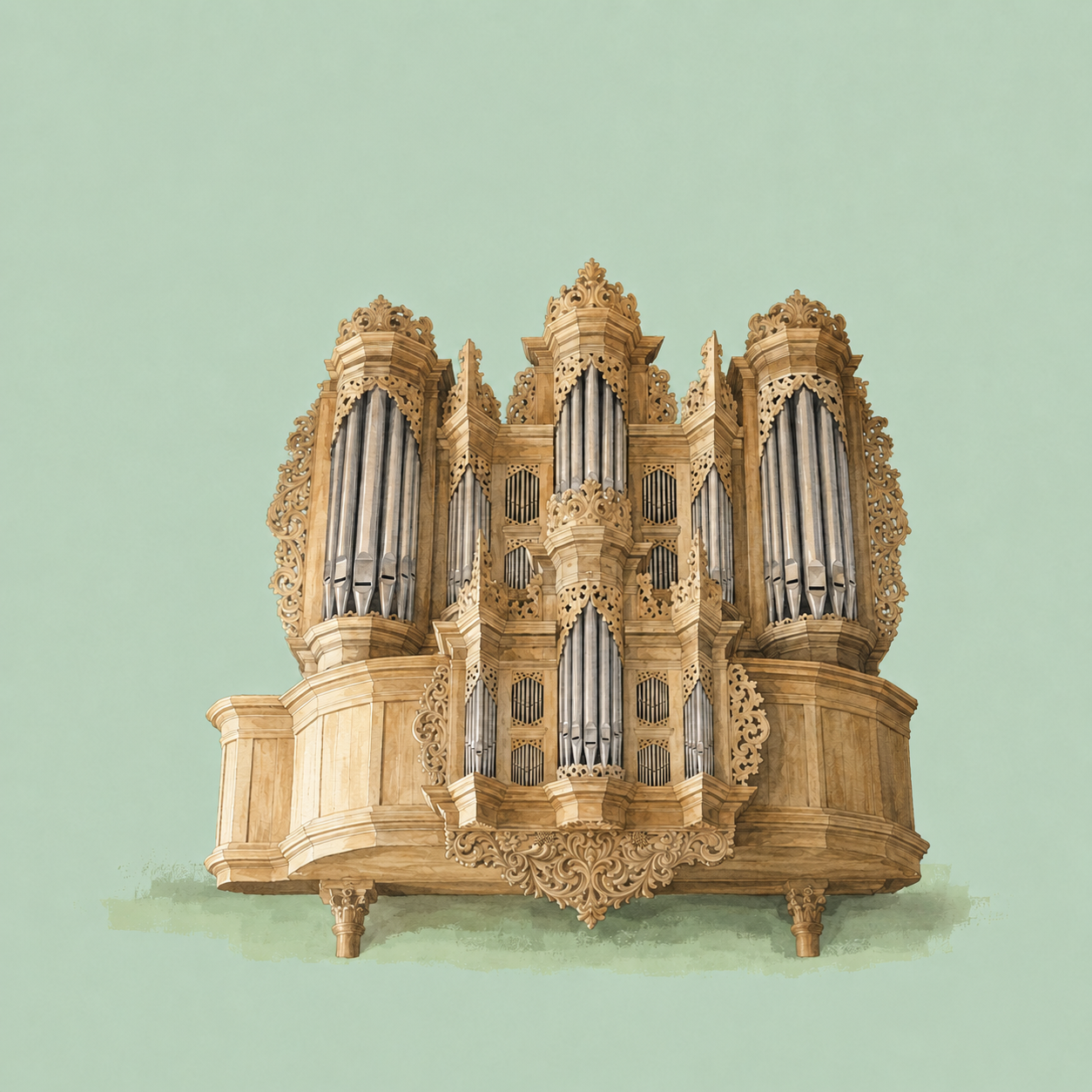 teetied orgel dornum